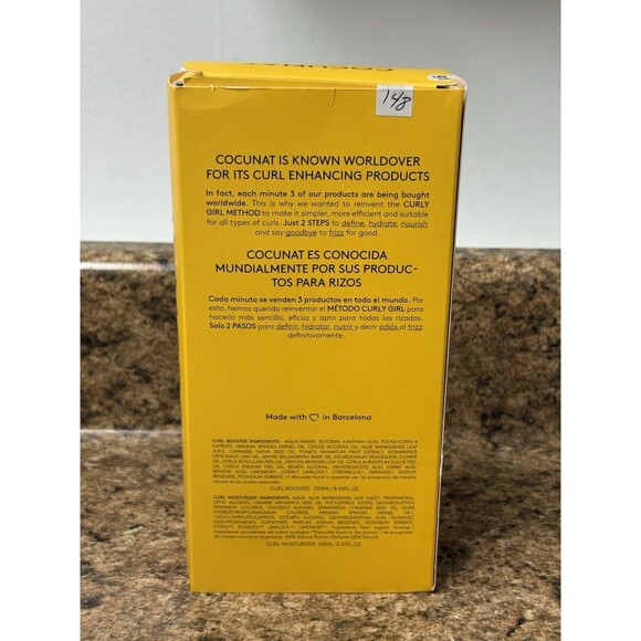 Curly Method By Cocunat Curl Enhancing Strengthening 2 Steps For Perfect Curls - Picture 3 of 3